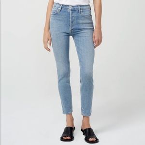 AGOLDE NICO HIGH RISE SLIM FIT IN EMBARK - SIZE 25 - GOOD COND.